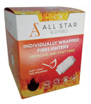 All Star Individually Wrapped Firelighters-40s (Box of 6)