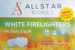 All Star White Firelighters - 96 cubes (Box of 8)